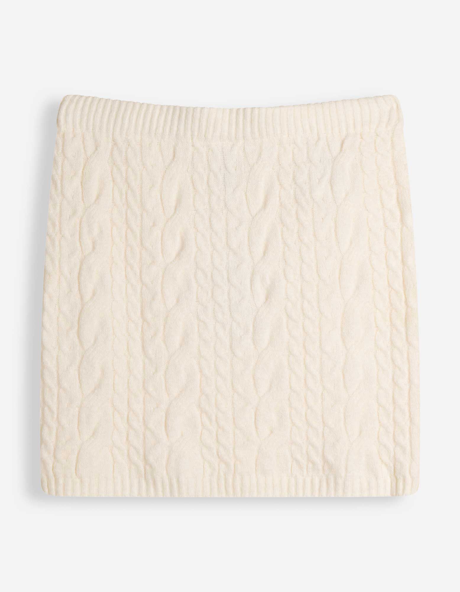 Strickrock - Zopfstrick - Off-White