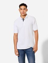 Polo - Unicolore - blanc
