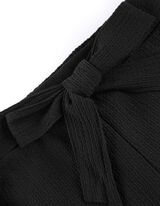 Culotte - Zijsplit - zwart