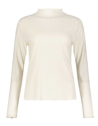 Damen Langarmshirt mit Stehkragen