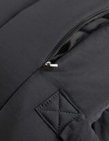 Shopper - M&uuml;nzfach mit Rei&szlig;verschluss - schwarz