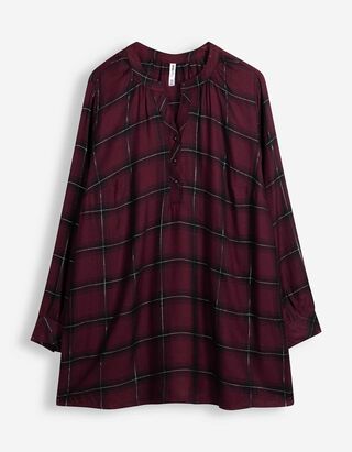Bluse - Knopfleiste - Lila