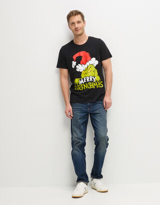 T-Shirt - Print - Schwarz