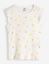 Tričko - Žebrov&aacute;n&iacute; - b&iacute;l&aacute;