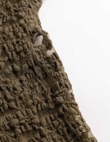 T-Shirt - Muschelsaum - Khaki