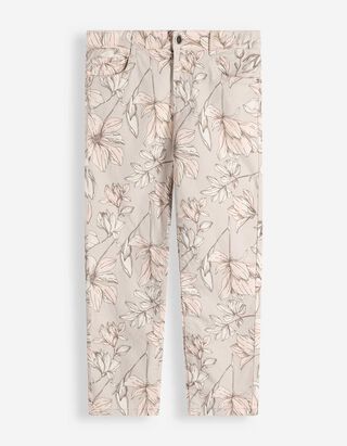 Caprihose - Twill - wei&szlig;