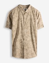 Hemd - Leinen-Mix - beige