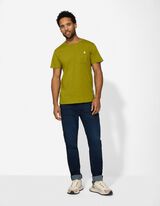 T-Shirt - Brusttasche - gr&uuml;n