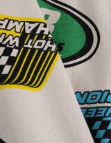 Hoodie - Hot Wheels - wit