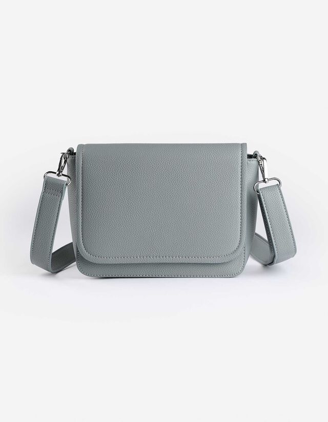 Borsa a tracolla - Similpelle - turchese