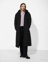 Palton matlasat - Material respirabil - Negru