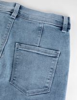 Kapri hlače - Vsebnost streča - svetlo modra