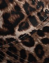 Basecap - Leopardenmuster - dunkelbraun