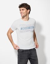 T-s&auml;rk - tr&uuml;kis - valge