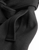 Palton - Blană falsă detașabilă - Negru