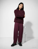 Hlače - temno vijolicna