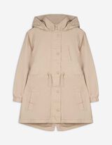Verborgen ritssluiting - beige