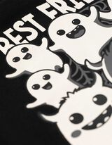 koszulka z długim rękawem - Halloween - czarny