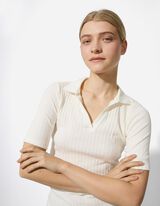 Pólóing - Pamut keverék - feher