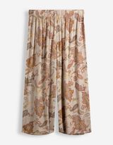Culotte - Allover-Muster - Beige