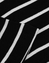 Zwangerschapsshirt - Strepen - zwart