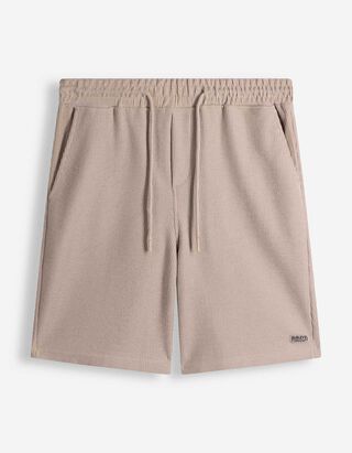 Shorts - einfarbig - beige