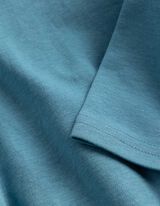 Tričko - Nadměrn&yacute; střih Oversized Fit - modra