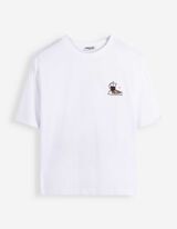 T-Shirt - R&uuml;ckenprint - Wei&szlig;