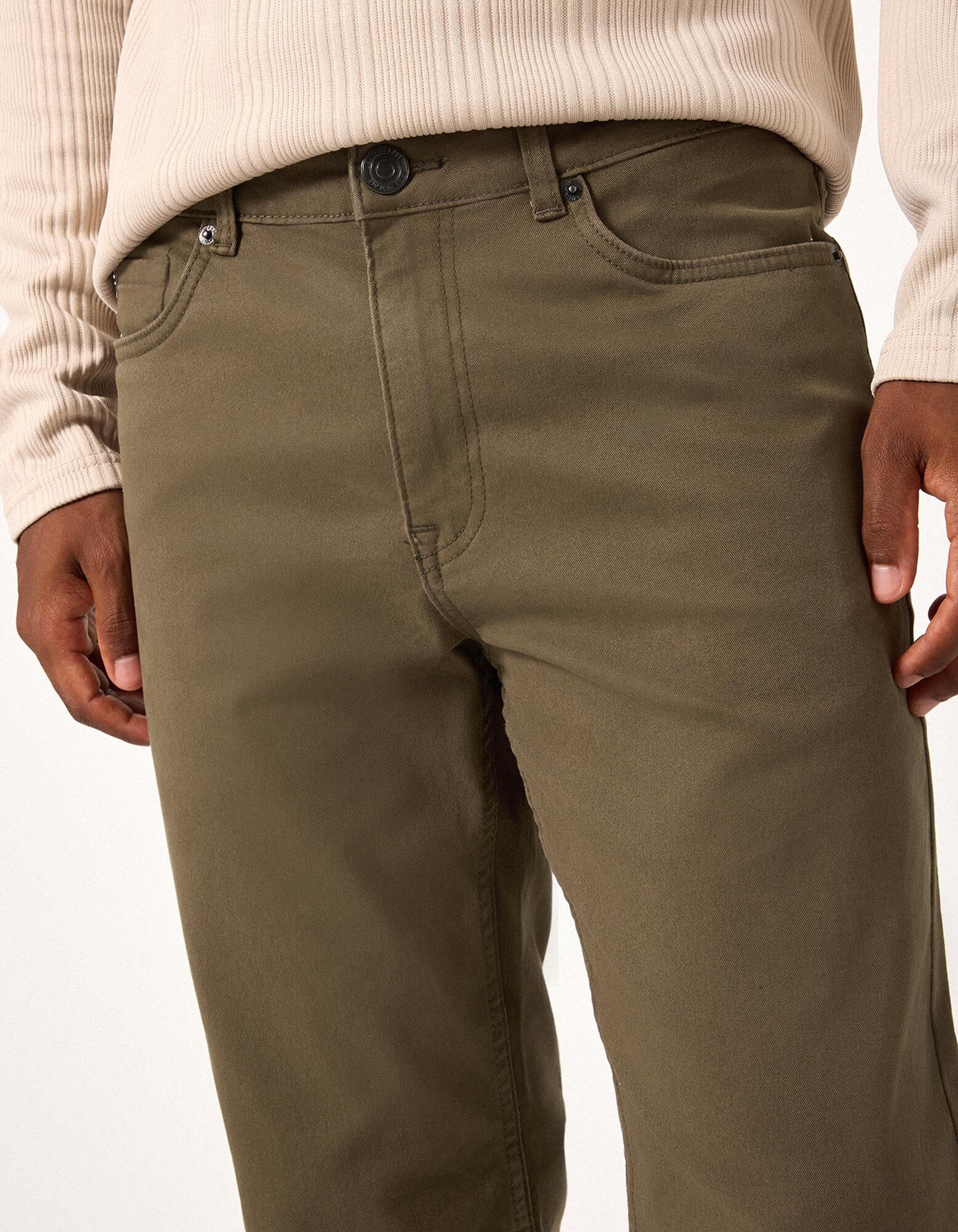 Broek - Straight fit - bruin