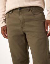 Broek - Straight fit - bruin