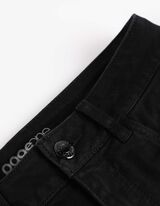 Džinsai - Prigludę - juodas