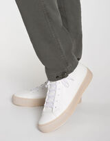 Pantalon cargo - Teneur en stretch - Gris