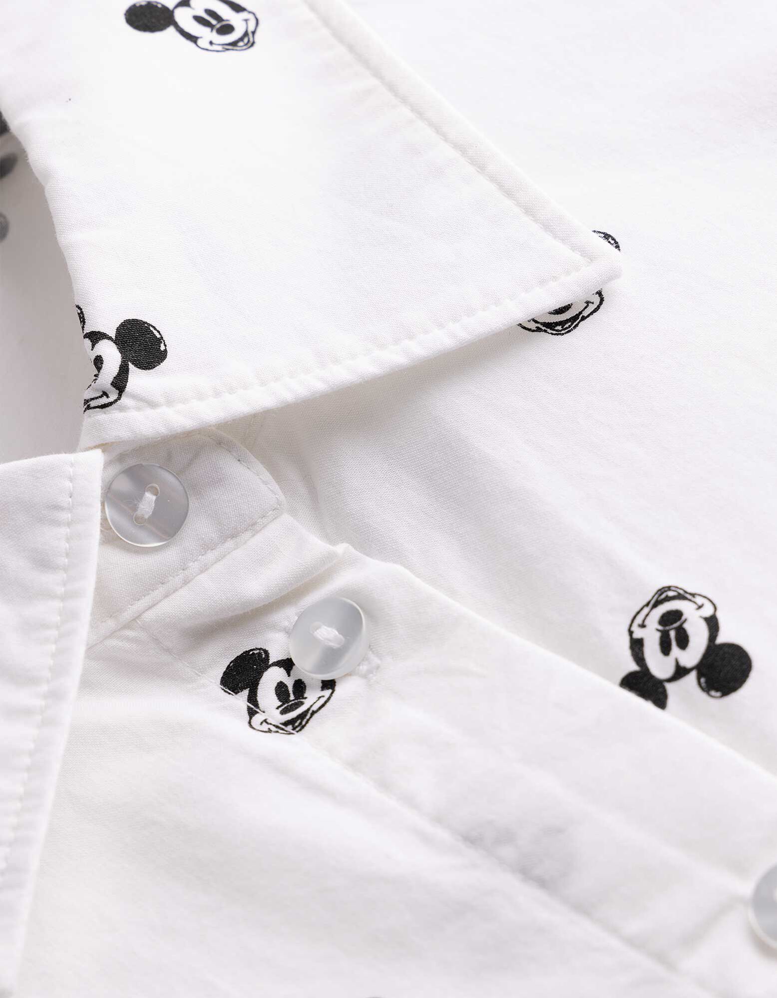 Blouse - Mickey Mouse - wit