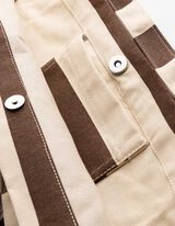 Tas - Strepen - bruin