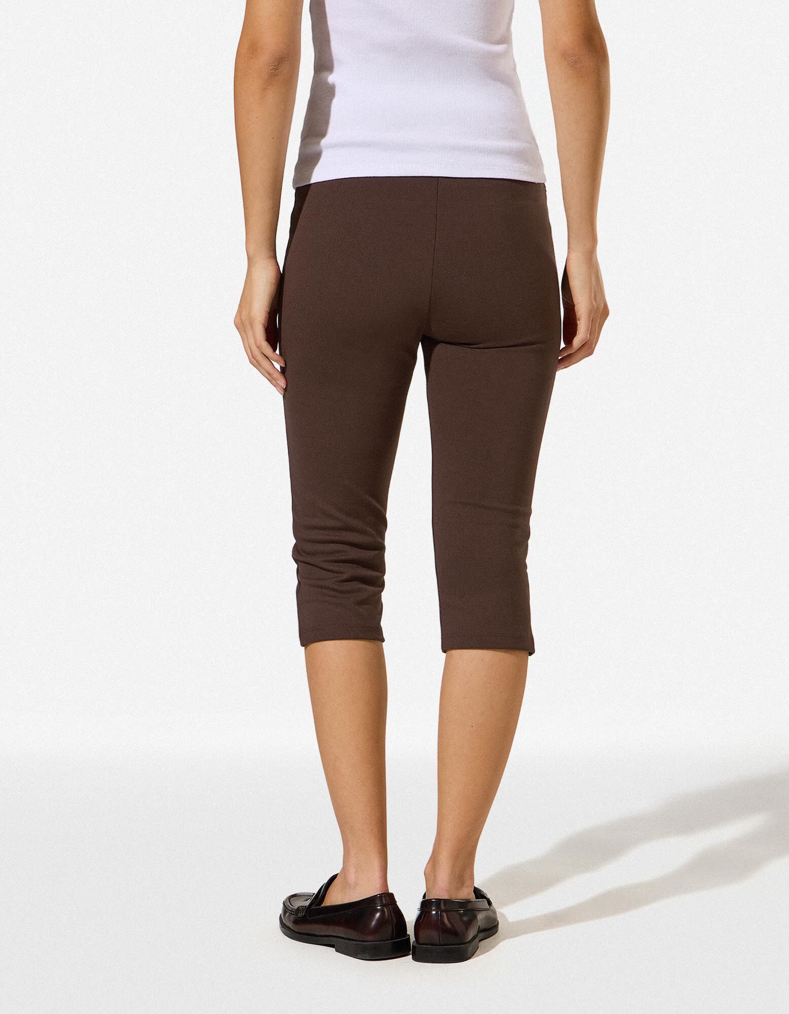 Leggings - Viskose-Anteil - Dunkelbraun