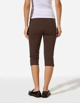 Leggings - Viskose-Anteil - Dunkelbraun
