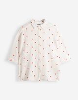 Bluse - Dreiviertel&auml;rmel - wei&szlig;