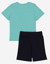 Pyjama set van shirt en shorts - Paw Patrol - turkoois