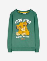 Sweatshirt - The Lion King - donkergroen