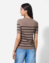 Pulóver - Viskózová zmes - tmavoseda