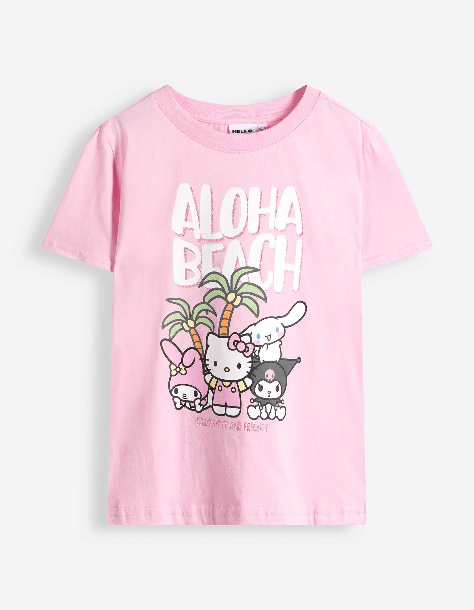 T-shirt - Hello Kitty - Rose