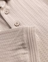 Polo - Unicolore - Beige