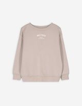 Sweatshirt - Print - beige