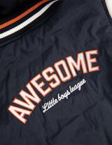 Jacke - R&uuml;ckenapplikation - dunkelblau