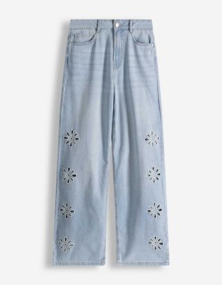 Jeans - Straight Fit - hellblau