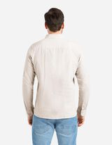 Camicia - Misto lino - beige