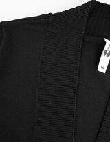 Cardigan lungo - LENZING™ ECOVERO™ - nero