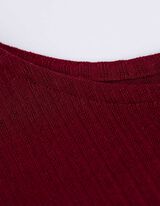 Top - Viskose-Mix - dunkelrot