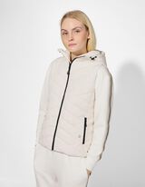 Steppweste - Steppn&auml;hte - wei&szlig;