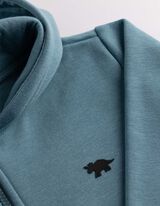 Sweatjacke - Oversized Fit - blau